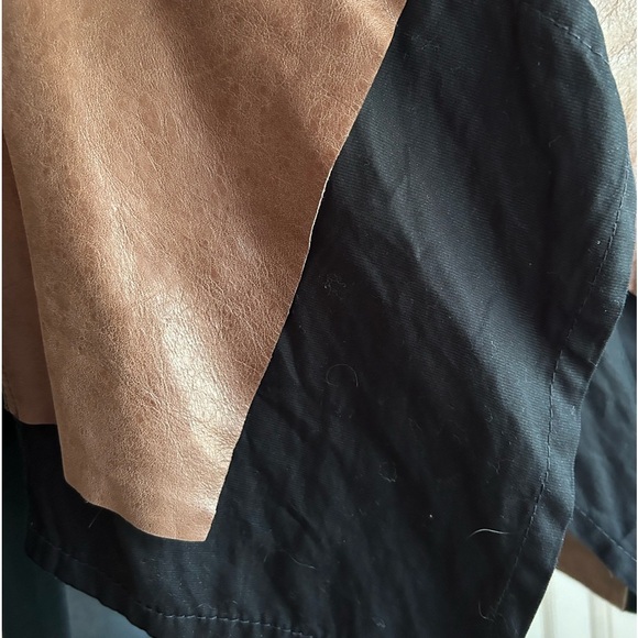 BCBGMaxazria Leather Jacket Toffee Size X small - Picture 7 of 7